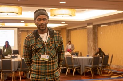 Marcus Harvin at the Community Leadership Institute.