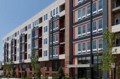 A very attractive affordable housing complex.