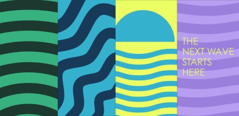 Miami Beach Teaser with waves representing waves of leadership.