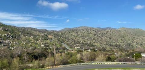 A scenic view in California from the Native Partnership Gathering.