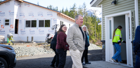NeighborWorks visits affordable housing sites in Alaska.